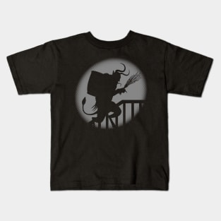 Krampus Classic Nosferatu Dracula Christmas Vintage Retro Vampire Kids T-Shirt